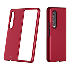 Coque Plastique Rigide Etui Housse Mat P03 pour Samsung Galaxy Z Fold4 5G Rouge