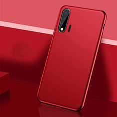 Coque Plastique Rigide Etui Housse Mat P04 pour Huawei Nova 6 Rouge