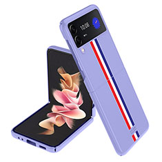 Coque Plastique Rigide Etui Housse Mat P04 pour Samsung Galaxy Z Flip3 5G Violet