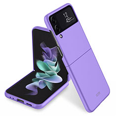 Coque Plastique Rigide Etui Housse Mat P04 pour Samsung Galaxy Z Flip4 5G Violet