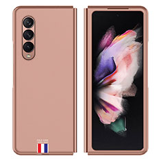 Coque Plastique Rigide Etui Housse Mat P04 pour Samsung Galaxy Z Fold4 5G Or Rose