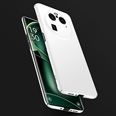 Coque Plastique Rigide Etui Housse Mat pour Oppo Find X6 Pro 5G Blanc