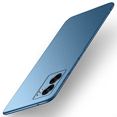 Coque Plastique Rigide Etui Housse Mat pour Oppo K10 5G India Bleu