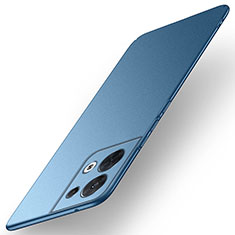 Coque Plastique Rigide Etui Housse Mat pour Oppo Reno9 Pro 5G Bleu