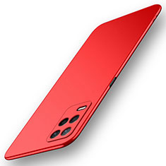 Coque Plastique Rigide Etui Housse Mat pour Realme Q3 5G Rouge