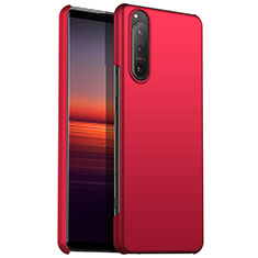 Coque Plastique Rigide Etui Housse Mat pour Sony Xperia 1 III Rouge