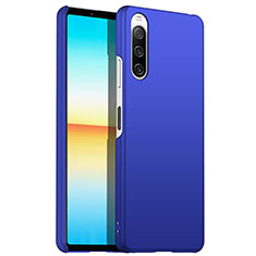 Coque Plastique Rigide Etui Housse Mat pour Sony Xperia 10 III SO-52B Bleu