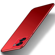 Coque Plastique Rigide Etui Housse Mat pour Vivo Y55s (2021) Rouge