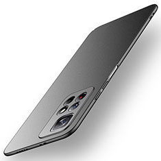 Coque Plastique Rigide Etui Housse Mat pour Xiaomi Redmi Note 11T 5G Noir