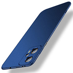 Coque Plastique Rigide Etui Housse Mat pour Xiaomi Redmi Note 11T Pro+ Plus 5G Bleu
