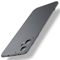 Coque Plastique Rigide Etui Housse Mat pour Xiaomi Redmi Note 11T Pro+ Plus 5G Gris
