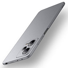 Coque Plastique Rigide Etui Housse Mat pour Xiaomi Redmi Note 12 5G Gris