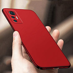 Coque Plastique Rigide Etui Housse Mat pour Xiaomi Redmi Note 12S Rouge