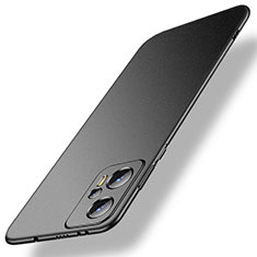 Coque Plastique Rigide Etui Housse Mat pour Xiaomi Redmi Note 12T Pro 5G Noir