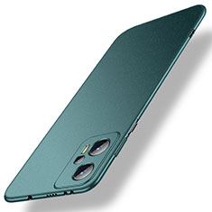 Coque Plastique Rigide Etui Housse Mat pour Xiaomi Redmi Note 12T Pro 5G Vert