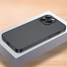 Coque Plastique Rigide Etui Housse Mat QC1 pour Apple iPhone 15 Pro Max Noir