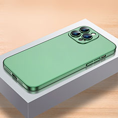 Coque Plastique Rigide Etui Housse Mat QC1 pour Apple iPhone 15 Pro Max Vert