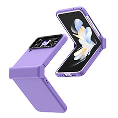 Coque Plastique Rigide Etui Housse Mat R05 pour Samsung Galaxy Z Flip4 5G Violet