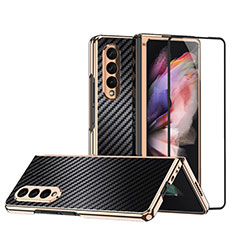 Coque Plastique Rigide Etui Housse Mat R05 pour Samsung Galaxy Z Fold3 5G Noir