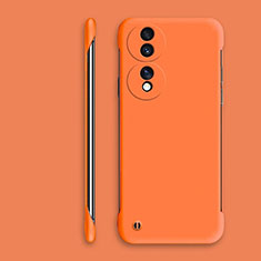 Coque Plastique Rigide Etui Housse Mat Sans Cadre P01 pour Huawei Honor 70 5G Orange