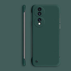 Coque Plastique Rigide Etui Housse Mat Sans Cadre P01 pour Huawei Honor 70 5G Vert