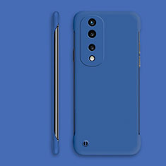 Coque Plastique Rigide Etui Housse Mat Sans Cadre P01 pour Huawei Honor 70 Pro 5G Bleu