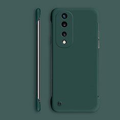 Coque Plastique Rigide Etui Housse Mat Sans Cadre P01 pour Huawei Honor 70 Pro 5G Vert Nuit