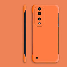 Coque Plastique Rigide Etui Housse Mat Sans Cadre P01 pour Huawei Honor 70 Pro+ Plus 5G Orange