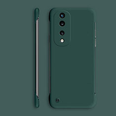 Coque Plastique Rigide Etui Housse Mat Sans Cadre P01 pour Huawei Honor 70 Pro+ Plus 5G Vert Nuit