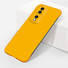 Coque Plastique Rigide Etui Housse Mat Sans Cadre P01 pour Huawei Honor 80 Pro Flat 5G Jaune