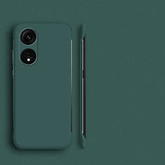 Coque Plastique Rigide Etui Housse Mat Sans Cadre P01 pour Oppo A78 4G Vert Nuit