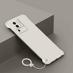 Coque Plastique Rigide Etui Housse Mat Sans Cadre P01 pour Vivo iQOO Neo7 SE Blanc