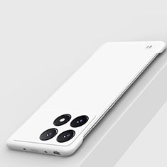 Coque Plastique Rigide Etui Housse Mat Sans Cadre P01 pour Xiaomi Redmi K70E 5G Blanc