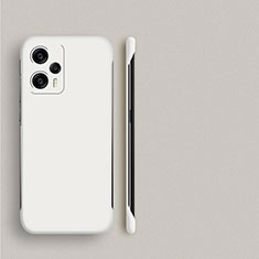 Coque Plastique Rigide Etui Housse Mat Sans Cadre P01 pour Xiaomi Redmi Note 12 Turbo 5G Blanc