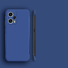 Coque Plastique Rigide Etui Housse Mat Sans Cadre P01 pour Xiaomi Redmi Note 12 Turbo 5G Bleu