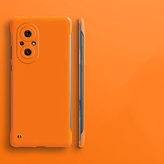 Coque Plastique Rigide Etui Housse Mat Sans Cadre pour Huawei Nova 9 SE Orange