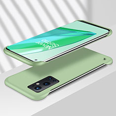 Coque Plastique Rigide Etui Housse Mat Sans Cadre pour OnePlus 9 Pro 5G Vert