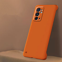 Coque Plastique Rigide Etui Housse Mat Sans Cadre pour OnePlus 9RT 5G Orange