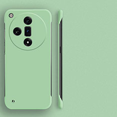 Coque Plastique Rigide Etui Housse Mat Sans Cadre pour Oppo Find X7 5G Pastel Vert