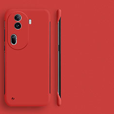 Coque Plastique Rigide Etui Housse Mat Sans Cadre pour Oppo Reno11 Pro 5G Rouge