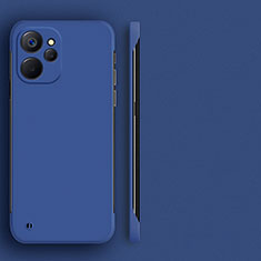 Coque Plastique Rigide Etui Housse Mat Sans Cadre pour Realme 9i 5G Bleu