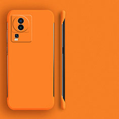 Coque Plastique Rigide Etui Housse Mat Sans Cadre pour Vivo iQOO Neo7 SE Orange