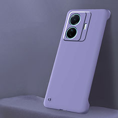 Coque Plastique Rigide Etui Housse Mat Sans Cadre pour Vivo iQOO Z6 Pro 5G Violet Clair