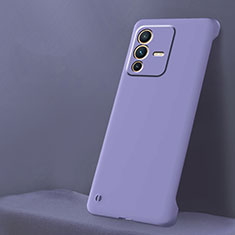 Coque Plastique Rigide Etui Housse Mat Sans Cadre pour Vivo V23 Pro 5G Violet Clair