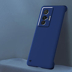 Coque Plastique Rigide Etui Housse Mat Sans Cadre pour Vivo X70 5G Bleu