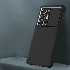 Coque Plastique Rigide Etui Housse Mat Sans Cadre pour Vivo X70 Pro+ Plus 5G Noir