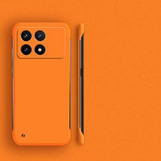 Coque Plastique Rigide Etui Housse Mat Sans Cadre pour Xiaomi Redmi K70 5G Orange