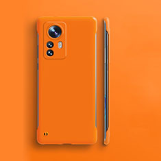 Coque Plastique Rigide Etui Housse Mat Sans Cadre pour Xiaomi Redmi Note 12S Orange