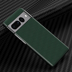 Coque Plastique Rigide Etui Housse Mat Serge pour Google Pixel 7 Pro 5G Vert