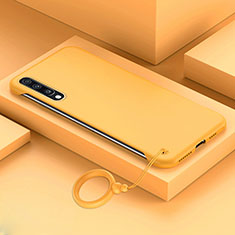 Coque Plastique Rigide Etui Housse Mat YK1 pour Samsung Galaxy A70S Jaune